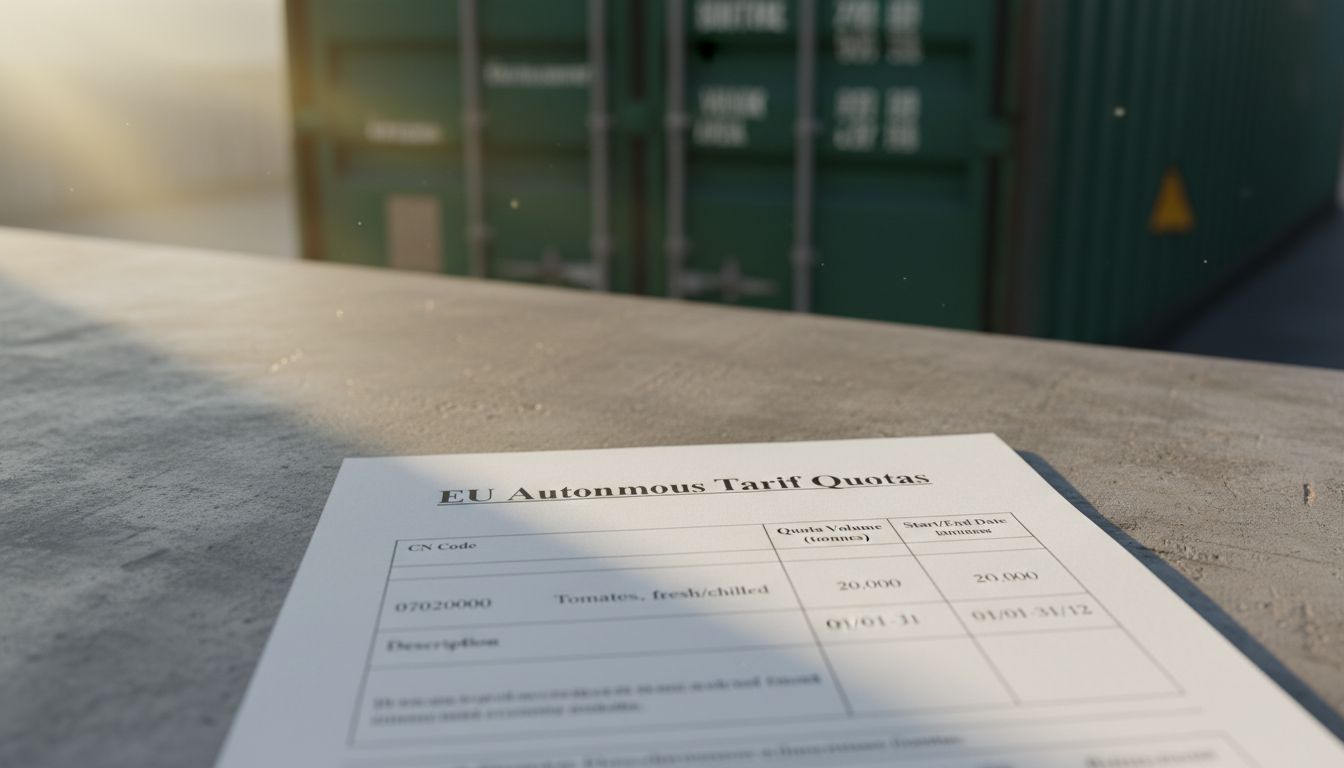 EU Autonomous Tariff Quotas: Compliance for Importers